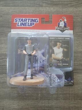 Starting Lineup Randy Johnson Figurine – Gray Baseball Player Collectible
